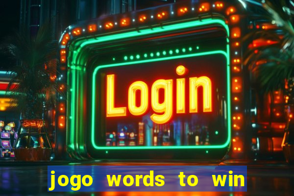 jogo words to win paga mesmo